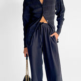 Silk Drawstring Pants