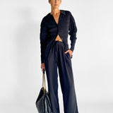 Silk Drawstring Pants