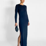 Long Sleeve Knit Maxi Dress