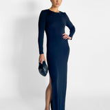 Long Sleeve Knit Maxi Dress