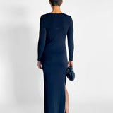 Long Sleeve Knit Maxi Dress