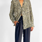 Long Sleeve Silk Shirt