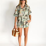 Juliette Roll Cuff Shirt and Short