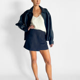 Wrap Mini Skirt