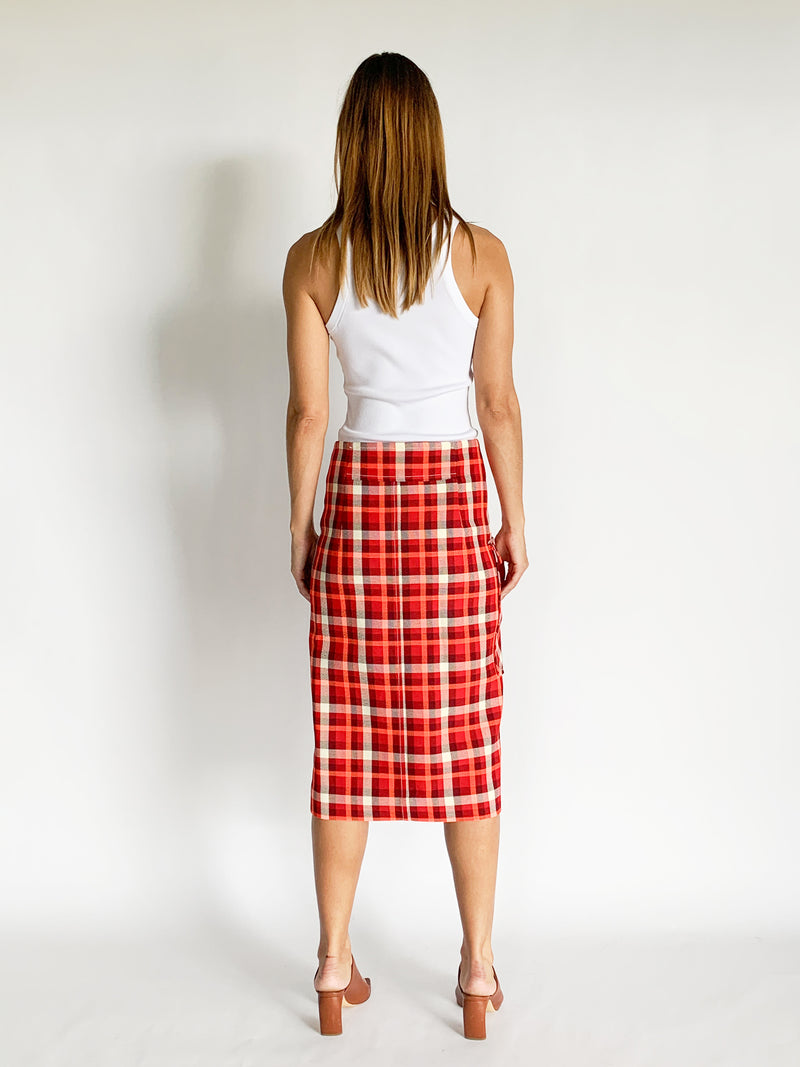 Tailored Midi Skirt