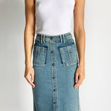 Schiffer Denim Midi Skirt