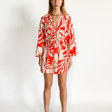 Tie Front Mini Dress