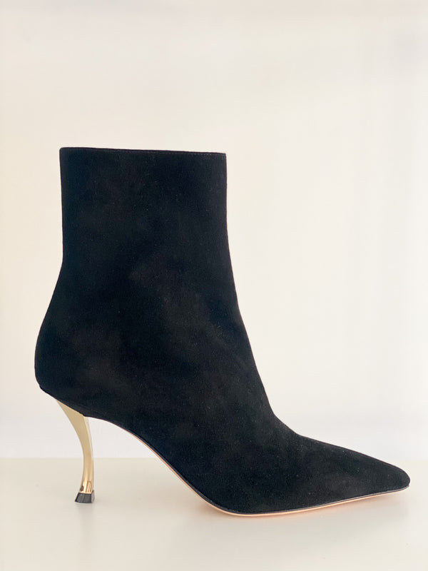 D-Frame Heeled Ankle Boots