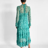 Moncur Gathered Frill Dress