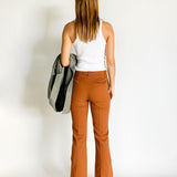 Drill Wide Leg Pant