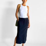 Low waisted Tailored Skirt