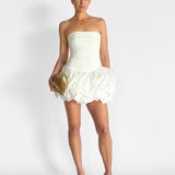 Violette Bubble Hem Mini Dress