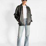 Faded Leather Jacket