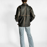 Faded Leather Jacket