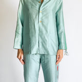 Silk Shirt & Pant Set