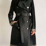 Stud Feature Trench Coat