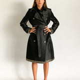 Stud Feature Trench Coat