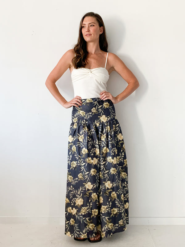 Carmen Floral Print Maxi Skirt