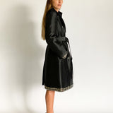 Stud Feature Trench Coat