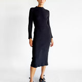 Long Sleeve Rib Dress