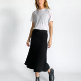 Knit A-line Skirt