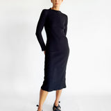 Long Sleeve Rib Dress