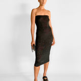 Lurex Column Dress