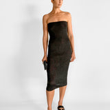 Lurex Column Dress