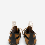 Leather Trimmed Suede Sneakers