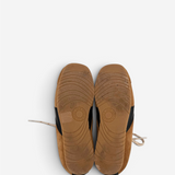 Leather Trimmed Suede Sneakers