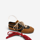 Leather Trimmed Suede Sneakers