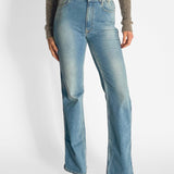 W Ray 5 Pocket mid-rise jeans