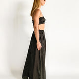 Shirred Wrap Skirt