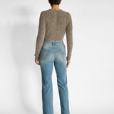W Ray 5 Pocket mid-rise jeans
