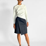 Wrap Asymmetric Skirt