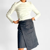 Wrap Asymmetric Skirt