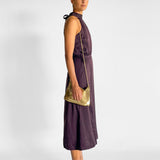 Silk Halter Neck Dress