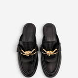 Astaire Knot Leather Mules
