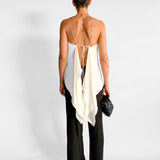 Silk Tie Back Cami