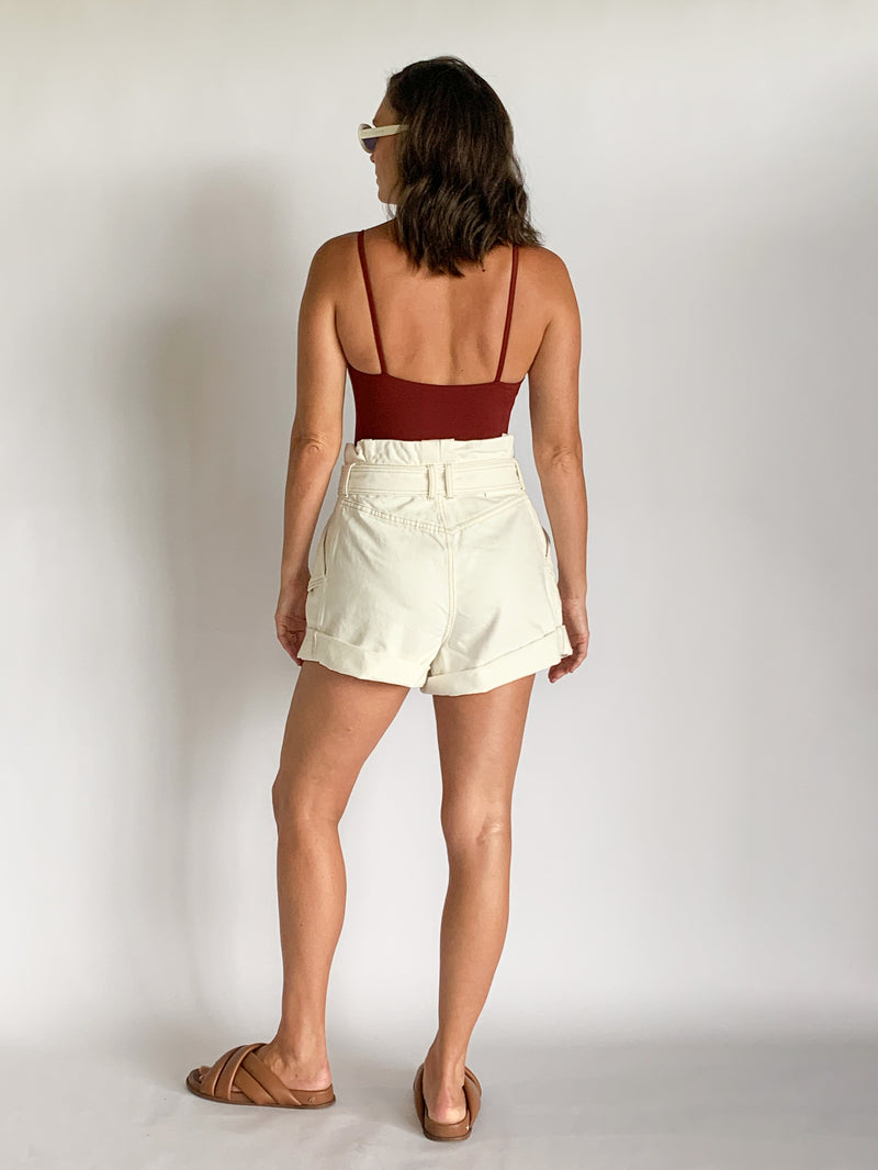 Pocket Denim Shorts