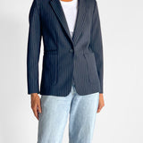 Pinstripe Blazer