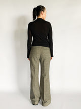 Tailored Wool-Blend Trousers
