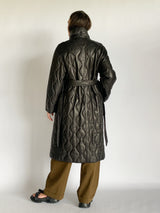 Cocoon Leather Coat