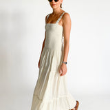 Shirred Maxi Dress