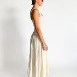 Shirred Maxi Dress