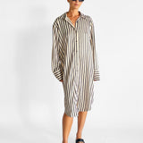 Resort Silk Shirt Dress