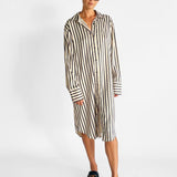 Resort Silk Shirt Dress