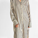 Resort Silk Shirt Dress