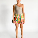 Passionfruit Pleated Skirt