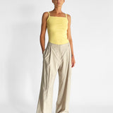 Linen Pleat Trouser